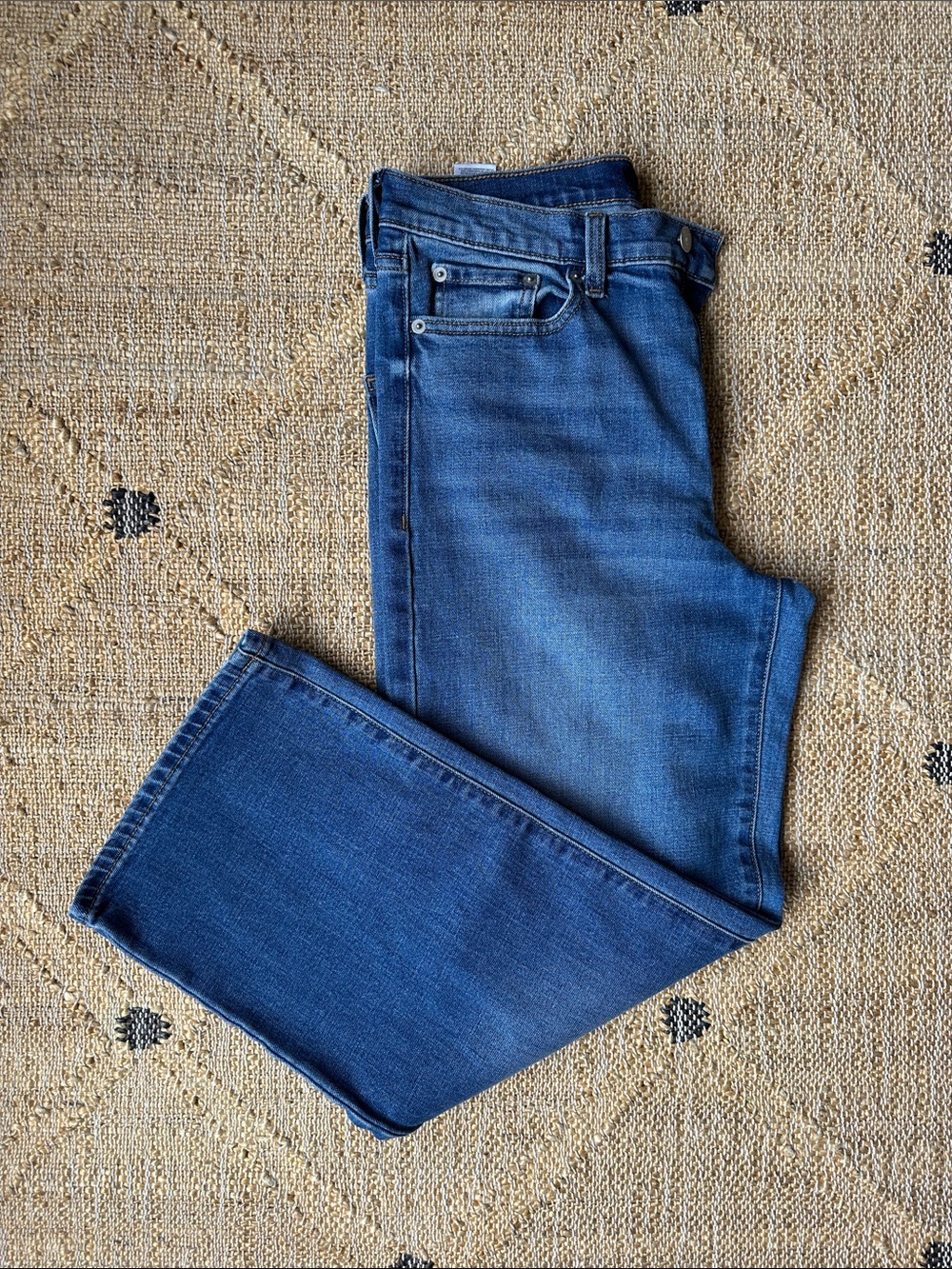Banana Republic Factory High rise Wide Leg straight Jeans